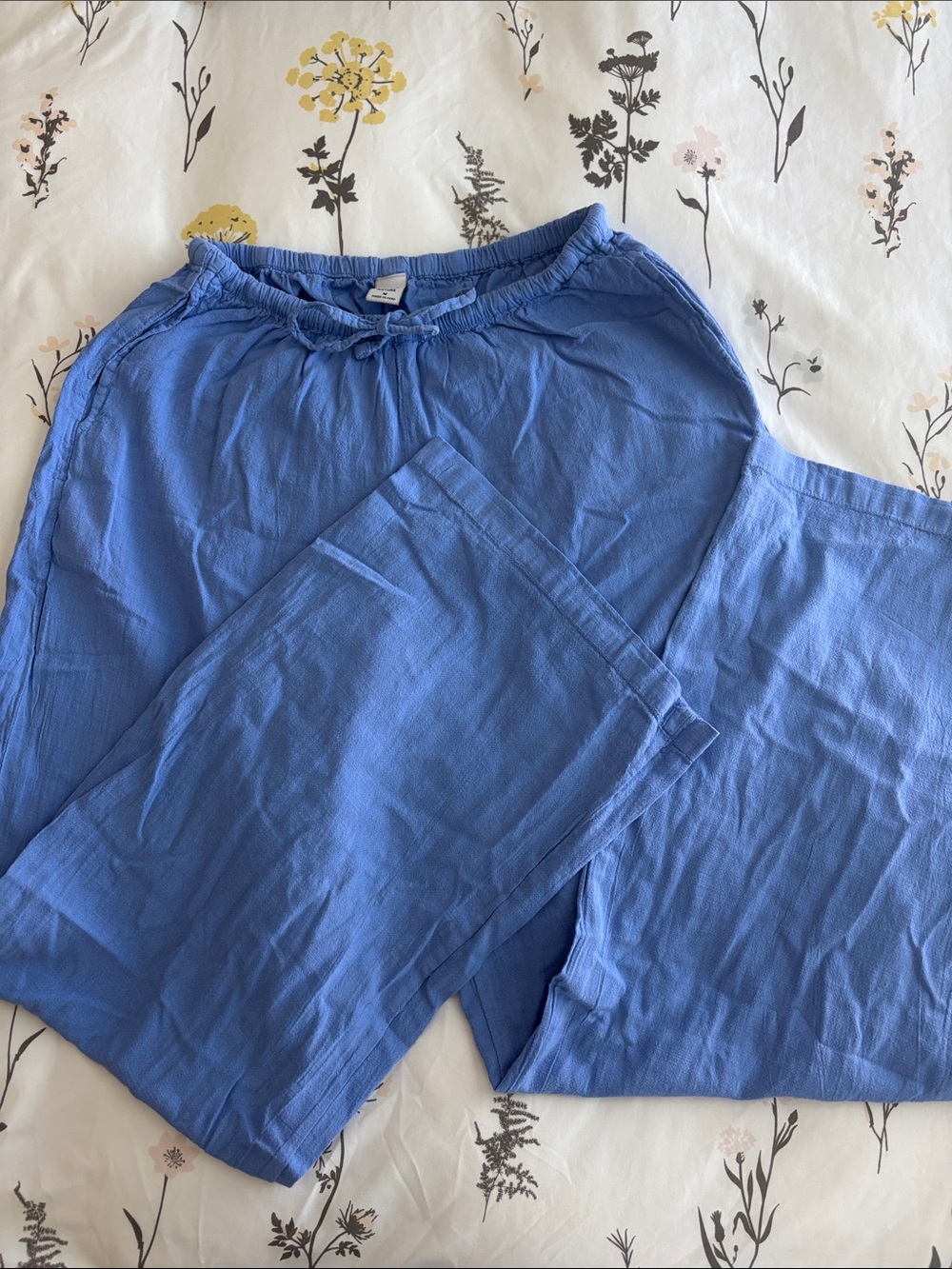 Blanco By Nature Blue Chiara Pull-On Lounge Pants